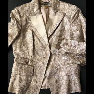 Allen Schwartz Women’s Blazer Gold